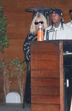 AVRIL LAVIGNE and Tyga Leaves Soho House in Malibu 04/02/2023
