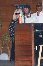AVRIL LAVIGNE and Tyga Leaves Soho House in Malibu 04/02/2023