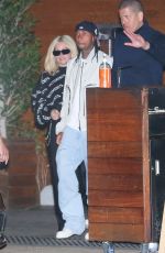 AVRIL LAVIGNE and Tyga Leaves Soho House in Malibu 04/02/2023