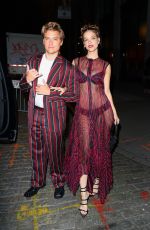 BARBARA PALVIN Leaves Hennessy x Kim Jung Event in New York 04/27/2023