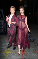 BARBARA PALVIN Leaves Hennessy x Kim Jung Event in New York 04/27/2023