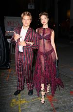 BARBARA PALVIN Leaves Hennessy x Kim Jung Event in New York 04/27/2023