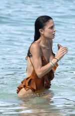 BETHENNY FRANKEL in Swimsuit at a Beach in St. Barts 03/28/2023