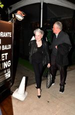 BETTE MIDLER Out with Friends at Giorgio Baldi in Santa Monica 04/21/2023