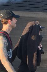 BILLIE EILISH and Her Boyfriend Jesse Rutherford Arrives at Coachella Valley Music and Arts Festival in Indio 04/16/2023 