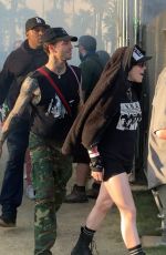 BILLIE EILISH and Her Boyfriend Jesse Rutherford Arrives at Coachella Valley Music and Arts Festival in Indio 04/16/2023 