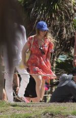 BILLIE LOURD and Austen Rydell on Vacation in Cancun 04/04/2023