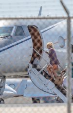 BRITNEY SPEARS Arrives at Her Private Jet in Los Cabos 04/01/2023