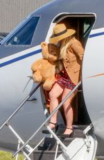 BRITNEY SPEARS Leaves a Private Jet in Los Angeles 05/06/2023