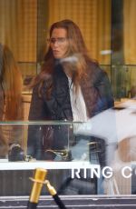 BROOKE SHIELDS Shopping for Jewelry in New York 04/05/2023
