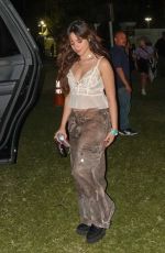 CAMILA CABELLO Heading to Neon Carnival in Indio 04/15/2023