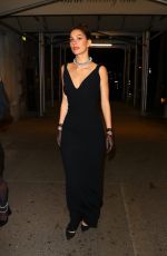 CAMILA MORRONE Arrives at What Goes Around Comes Around Karl Lagerfeld Retrospective in New York 04/28/2023