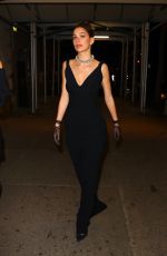 CAMILA MORRONE Arrives at What Goes Around Comes Around Karl Lagerfeld Retrospective in New York 04/28/2023