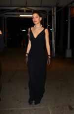 CAMILA MORRONE Arrives at What Goes Around Comes Around Karl Lagerfeld Retrospective in New York 04/28/2023