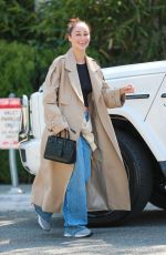 CARA SANTANA Out for Lunch at San Vicente Bungalows in West Hollywood 04/28/2023