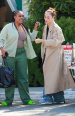 CARA SANTANA Out for Lunch at San Vicente Bungalows in West Hollywood 04/28/2023