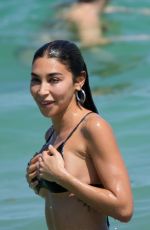 CHANTEL JEFFRIES in Bikini at a Beach in Miami 04/04/2023