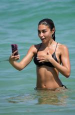 CHANTEL JEFFRIES in Bikini at a Beach in Miami 04/04/2023