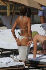 CHANTEL JEFFRIES in Bikini at a Beach in Miami 04/05/2023