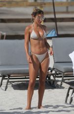 CHANTEL JEFFRIES in Bikini at a Beach in Miami 04/05/2023