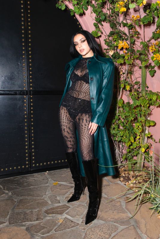 CHARLI XCX at H&M Intimate Dinner to Celebrate Her Debut at Coachella 04/15/2023