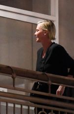 CHARLIZE THERON Leaves Dinner with a Friend in Los Angeles 04/18/2023