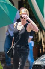 CHARLIZE THERON Leaves Lunch in West Hollywood 04/27/2023