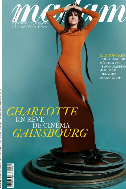 CHARLOTTE GAISNBOURG in Madame Figaro, April 2023
