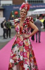 CHARLOTTE HAWKINS Arrives to 2023 Aintree Grand National Festival 04/14/2023