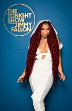CHLOE BAILEY at Tonight Show Starring Jimmy Fallon in Los Angeles 04/07/2023