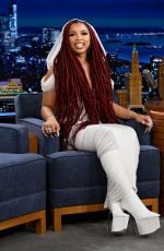 CHLOE BAILEY at Tonight Show Starring Jimmy Fallon in Los Angeles 04/07/2023