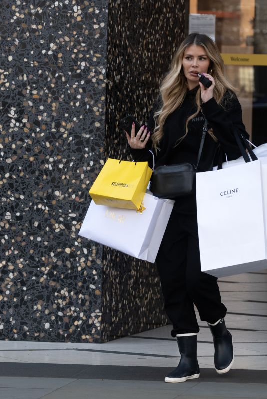 CHLOE SIMS Out Shopping at Selfridges in London 04/20/2023