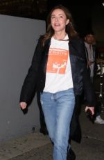 CHRISTA MILLER and Bill Lawrence Arrives at Their Daughter Charlotte Lawrence Show at Hotel Cafe Live Music Bar in Los Angeles 04/05/2023