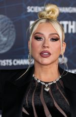CHRISTINA AGUILERA at 9th Annual Breakthrough Prize Ceremony in Los Angeles 04/15/2023