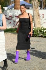 CHRISTINA MILIAN Arrives at Revolve Festival at Coachella in Indio 04/16/2023