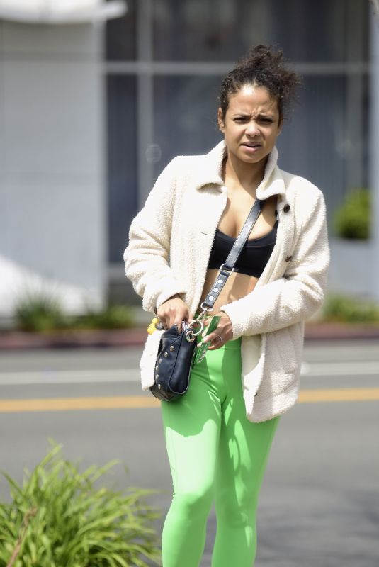 CHRISTINA MILIAN Leaves a Workout in Los Angeles 04/19/2023