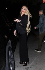 CHRISTINE QUINN Leaves Chateau Marmont in West Hollywood 04/23/2023