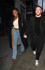 CHYNA MILLS Arrives at PrettyLittleThing Showroom Launch in London 04/12/2023