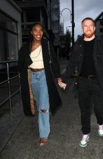 CHYNA MILLS Arrives at PrettyLittleThing Showroom Launch in London 04/12/2023