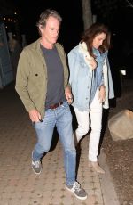 CINDY CRAWFORD and Rande Gerber at Taverna Tony Greek Restaurant in Malibu 03/31/2023