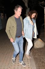 CINDY CRAWFORD and Rande Gerber at Taverna Tony Greek Restaurant in Malibu 03/31/2023