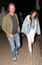 CINDY CRAWFORD and Rande Gerber at Taverna Tony Greek Restaurant in Malibu 03/31/2023