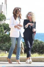 CINDY CRAWFORD Out for Meeting Lunch at Nobu in Malibu 04/04/2023