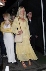 CLAUDIA SCHIFFER Out for Dinner in Santa Monica 04/08/2023