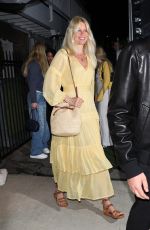 CLAUDIA SCHIFFER Out for Dinner in Santa Monica 04/08/2023