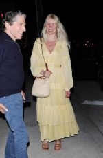 CLAUDIA SCHIFFER Out for Dinner in Santa Monica 04/08/2023