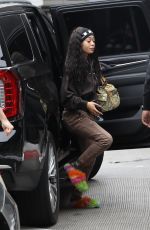 COI LERAY Arrives at LAX Airport in Los Angeles 04/28/2023