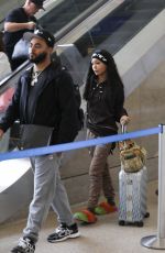 COI LERAY Arrives at LAX Airport in Los Angeles 04/28/2023