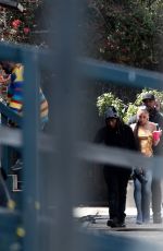 COI LERAY Arrives on the Set of Her New Music Video in Los Angeles 04/03/2023
