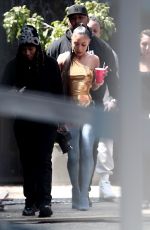 COI LERAY Arrives on the Set of Her New Music Video in Los Angeles 04/03/2023